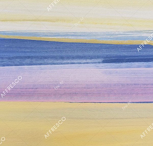 Affresco Fine Art RE861-COL1 для спальни для гостиной для кабинета для комнаты желтый сиреневый синий