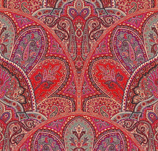 Decoprint Boheme BOD23101 для спальни для загородного дома для комнаты бордовый красный розовый