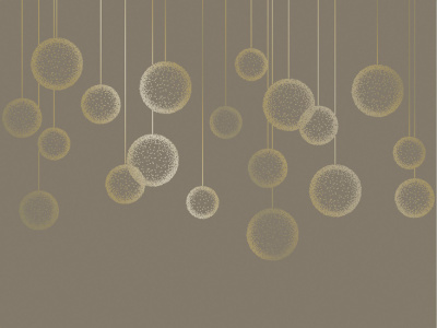 Фреска на флизелиновой основе с покрытием водно-дисперсионной краской. Роспись изображения выполняется золотым, серебрянным или платиновым пигментами