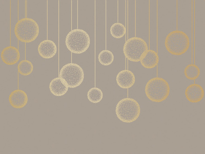 Фреска на флизелиновой основе с покрытием водно-дисперсионной краской. Роспись изображения выполняется золотым, серебрянным или платиновым пигментами