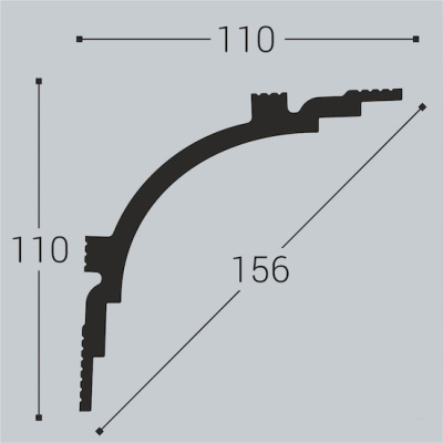 Карниз К14