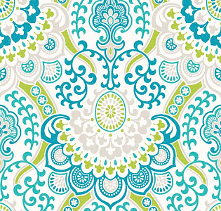 Decoprint Paradisio PA16865 для спальни для гостиной для загородного дома для комнаты бирюзовый