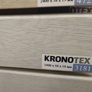 Kronotex Kronotex Плинтус KTEX1 D3181 Дуб Рип Белый белый светло-серый светлый