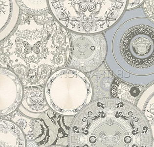 A.S. Creation Versace III 34901-3 для кухни для спальни для гостиной для загородного дома для комнаты серый светло-серый