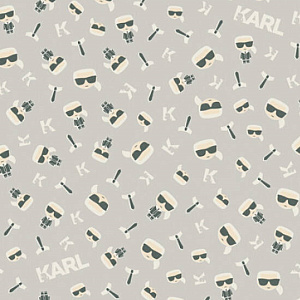 Architects Paper Karl Lagerfeld 37843-3 для кухни для спальни для гостиной для коридора для кабинета для загородного дома для комнаты серый светло-серый