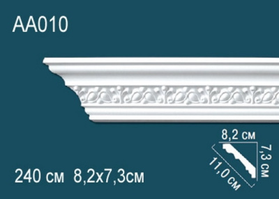 Карниз AA010, можно использовать для скрытого освещения