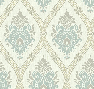 York Waverly Global Chic GC8733 для спальни для гостиной для кабинета для загородного дома для комнаты голубой