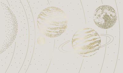 Фреска на флизелиновой основе с покрытием водно-дисперсионной краской. Роспись изображения выполняется золотым, серебрянным или платиновым пигментами