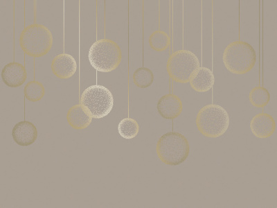 Фреска на флизелиновой основе с покрытием водно-дисперсионной краской. Роспись изображения выполняется золотым, серебрянным или платиновым пигментами