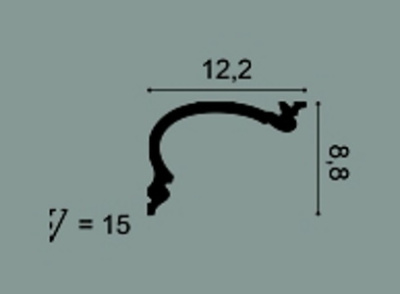Карниз C341F гибкий