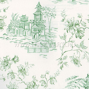 Aura Charming Prints FD22220 для спальни для гостиной для загородного дома для комнаты зеленый