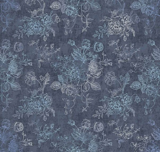 Decoprint Selena SLD18191 для кухни для спальни для гостиной для загородного дома для комнаты синий