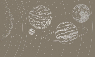 Фреска на флизелиновой основе с покрытием водно-дисперсионной краской. Роспись изображения выполняется золотым, серебрянным или платиновым пигментами