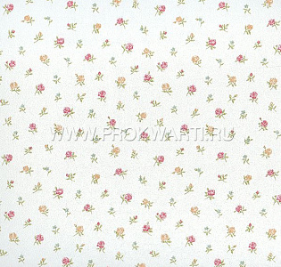 Aura Floral Themes G23294 для спальни для гостиной для загородного дома для комнаты белый