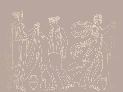 Фреска на флизелиновой основе с покрытием водно-дисперсионной краской. Роспись изображения выполняется золотым, серебрянным или платиновым пигментами