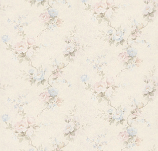 Zambaiti Parati Satin Flowers IV Z66861 для кухни для спальни для гостиной для загородного дома для комнаты кремовый