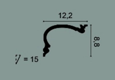 Карниз C341