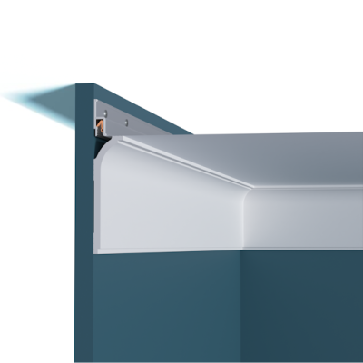 Карниз P221, можно использовать для скрытой подсветки