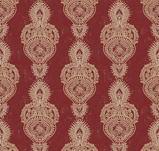 Aura Indo Chic G67385 для спальни для гостиной для загородного дома для комнаты бордовый