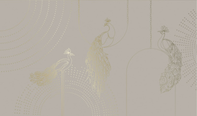 Фреска на флизелиновой основе с покрытием водно-дисперсионной краской. Роспись изображения выполняется золотым, серебрянным или платиновым пигментами