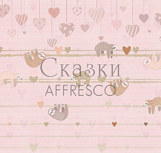 Affresco Сказки Affresco ZK604-COL2 для детской розовый