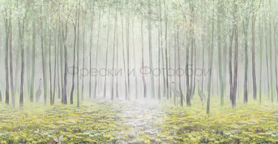 Фреска из декоративной штукатурки на флизелиновой основе