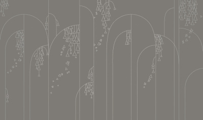 Фреска на флизелиновой основе с покрытием водно-дисперсионной краской. Роспись изображения выполняется золотым, серебрянным или платиновым пигментами