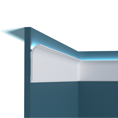 Карниз P221, можно использовать для скрытой подсветки