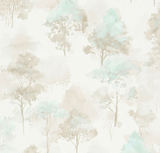Erismann Лесные мечты (Forest Dreams) ER12264-02 для кухни для спальни для гостиной для комнаты бежевый белый