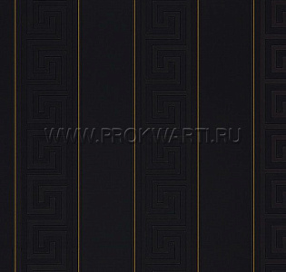 A.S. Creation Versace III 93524-4 для коридора для кабинета для загородного дома для комнаты для прихожей черный