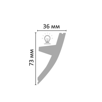 Карниз D502