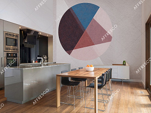 Affresco Fine Art RE820-COL5 для кабинета для комнаты для прихожей серый сиреневый разноцветный