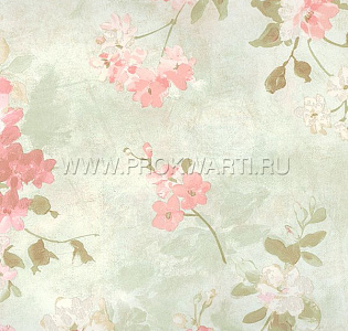 York Hand Painted III HP0301 для спальни для гостиной для загородного дома для комнаты зеленый