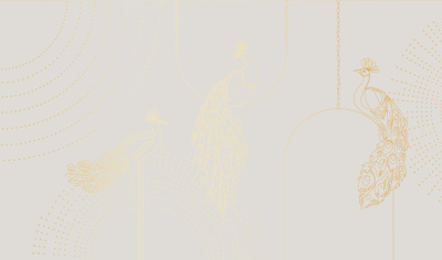 Фреска на флизелиновой основе с покрытием водно-дисперсионной краской. Роспись изображения выполняется золотым, серебрянным или платиновым пигментами