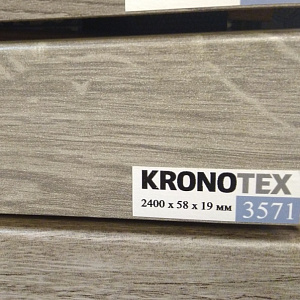 Kronotex Kronotex Плинтус KTEX1 D3571 Дуб Таймлесс серый серый светло-серый светлый