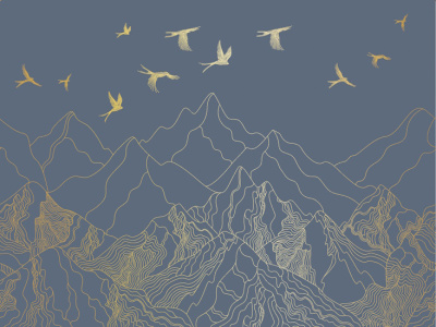 Фреска на флизелиновой основе с покрытием водно-дисперсионной краской. Роспись изображения выполняется золотым, серебрянным или платиновым пигментами