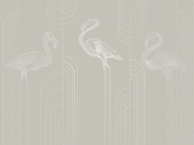 Фреска на флизелиновой основе с покрытием водно-дисперсионной краской. Роспись изображения выполняется золотым, серебрянным или платиновым пигментами