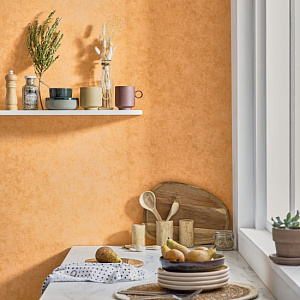 Caselio Beton 2 BTO101483250 для кухни для спальни для гостиной для коридора для кабинета для загородного дома для комнаты для прихожей оранжевый