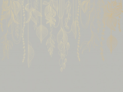 Фреска на флизелиновой основе с покрытием водно-дисперсионной краской. Роспись изображения выполняется золотым, серебрянным или платиновым пигментами