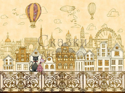 Фреска из декоративной штукатурки на флизелиновой основе