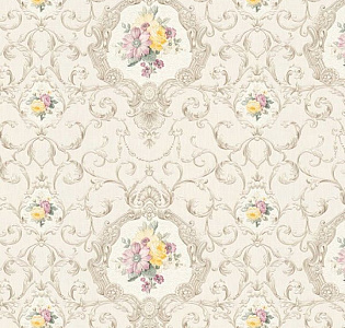 A.S. Creation Chateau 5 34391-2 для спальни для гостиной для кабинета для загородного дома для комнаты бежевый