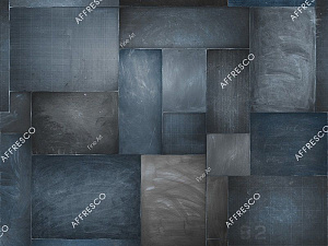 Affresco Fine Art RE903-COL3 для кабинета для комнаты для прихожей серый темно-серый синий
