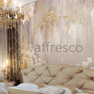 Affresco Exclusive AB310-COL2 для спальни для гостиной для загородного дома для комнаты сиреневый голубой оливковый