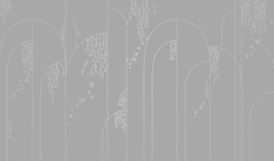 Фреска на флизелиновой основе с покрытием водно-дисперсионной краской. Роспись изображения выполняется золотым, серебрянным или платиновым пигментами