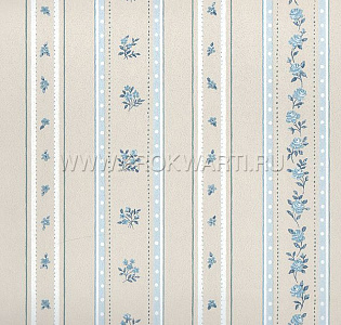 Aura Floral Themes G23221 для кабинета для загородного дома для комнаты для прихожей голубой