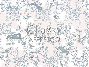 Affresco Сказки Affresco ZK659-COL3 для детской розовый сиреневый