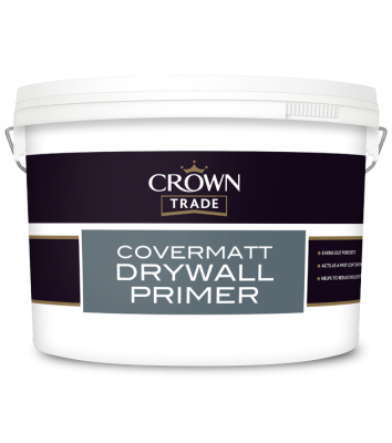 Грунтовка CROWN TRADE Covermatt Drywall Primer White (универсальная акриловая грунтовка глубокого проникновения)