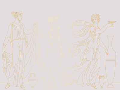 Фреска на флизелиновой основе с покрытием водно-дисперсионной краской. Роспись изображения выполняется золотым, серебрянным или платиновым пигментами