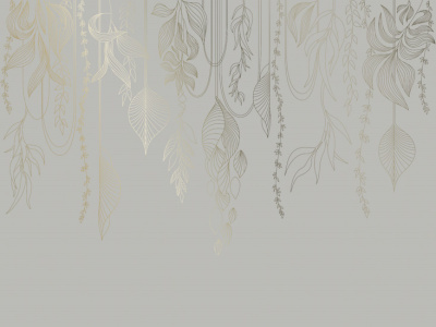 Фреска на флизелиновой основе с покрытием водно-дисперсионной краской. Роспись изображения выполняется золотым, серебрянным или платиновым пигментами