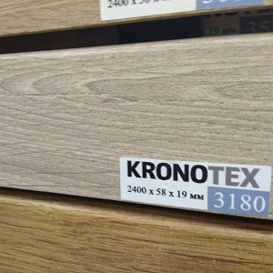 Kronotex Kronotex Плинтус KTEX1 D3180 дуб рип натуральный бежевый серый светло-серый песочный светлый